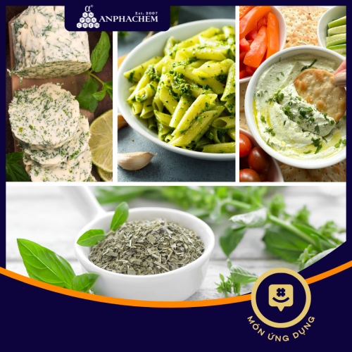 LÁ QUẾ TÂY SẤY KHÔ - BASIL RUBBED HALAL