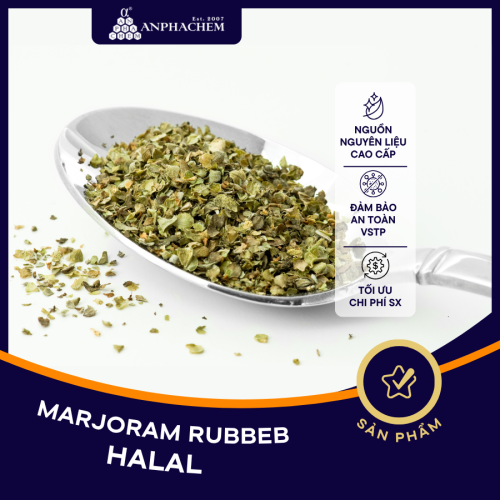 LÁ KINH GIỚI NGỌT SẤY KHÔ - 254122 MARJORAM RUBBED HALAL