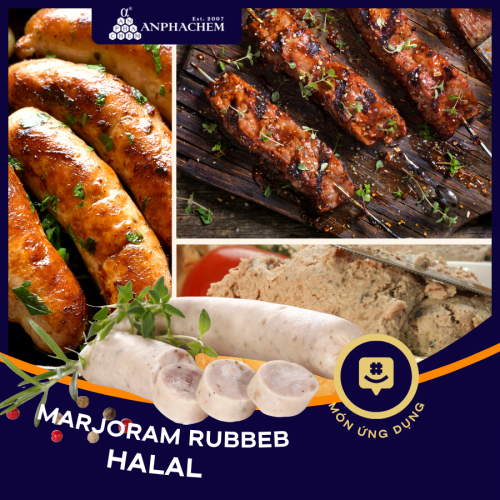 LÁ KINH GIỚI NGỌT SẤY KHÔ - 254122 MARJORAM RUBBED HALAL