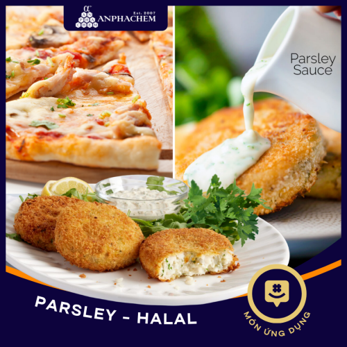 PARSLEY FINE CUT 4-6MM - LÁ NGÒ TÂY SẤY KHÔ