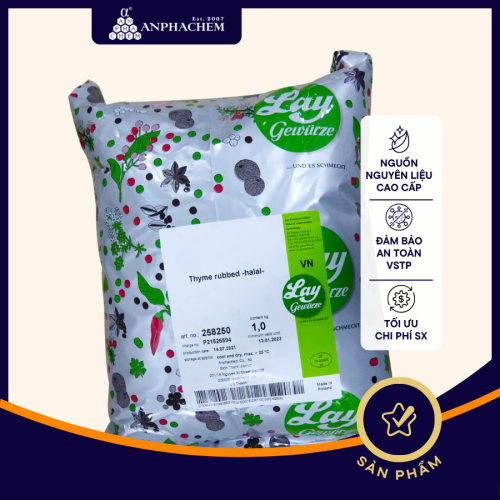 LÁ XẠ HƯƠNG SẤY KHÔ - 258250 THYME RUBBED HALAL