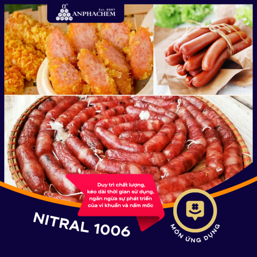 CHẤT BẢO QUẢN THỊT CHẾ BIẾN - NITRAL 1006 CHẤT BẢO QUẢN THỊT CHẾ BIẾN - NITRAL 1006