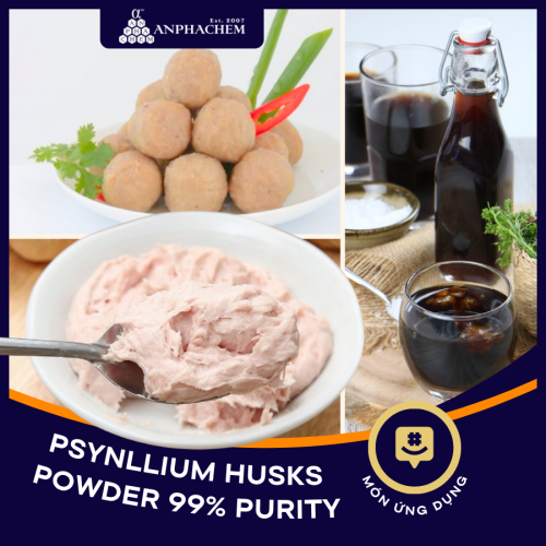 CHẤT TẠO ĐỘ GEL CHO SẢN PHẨM - PSYNLLIUM HUSKS POWDER 99% PURITY